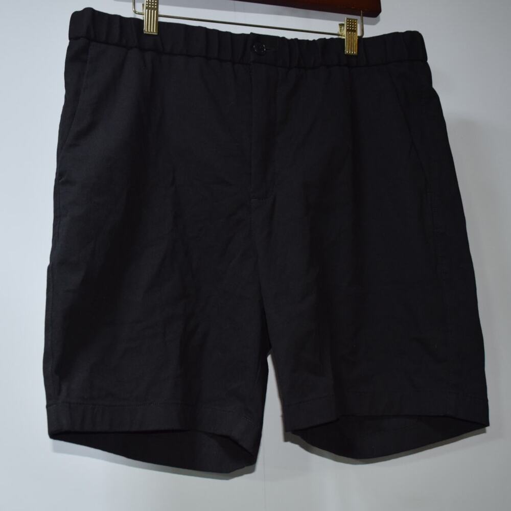Everlane The Pull-On Performance Chino Shorts Black XL NWT